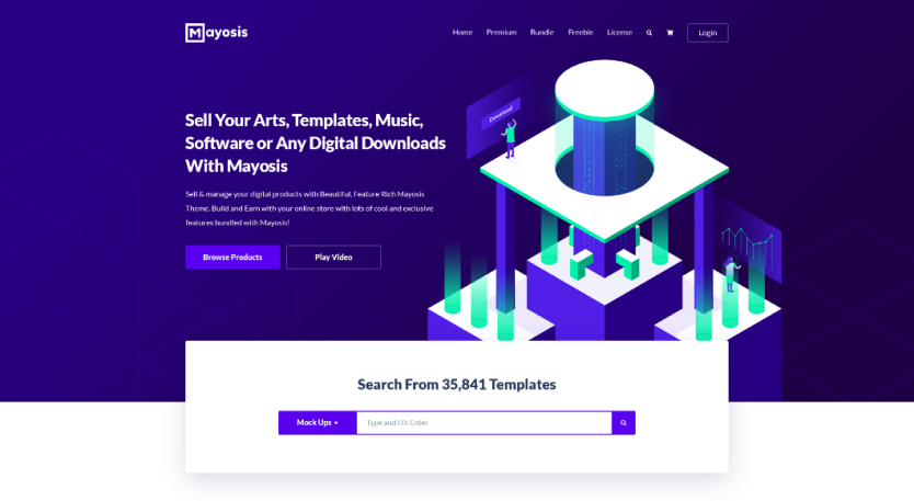 Mayosis – Digital Marketplace WordPress Theme
